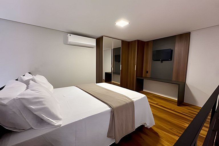 Loft funcional c/ Espaço office e serviço diário
