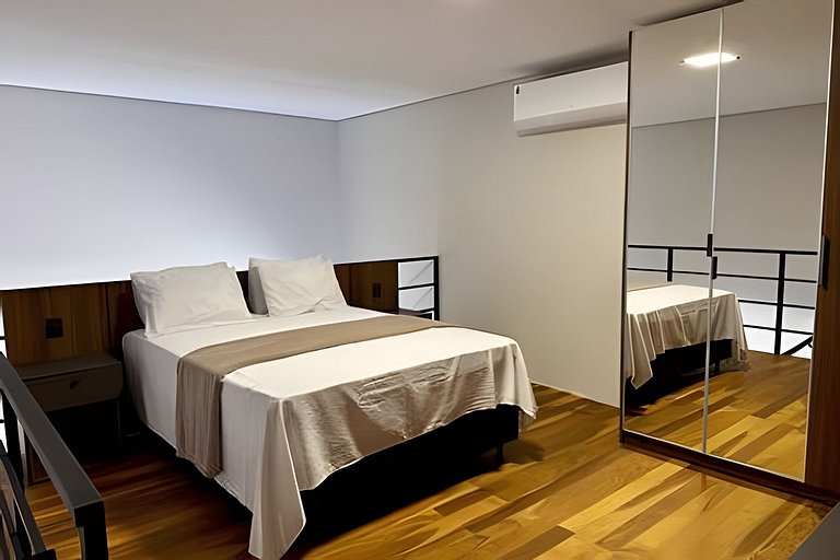 Loft funcional c/ Espaço office e serviço diário