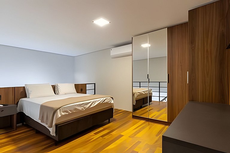 Loft funcional c/ Espaço office e serviço diário