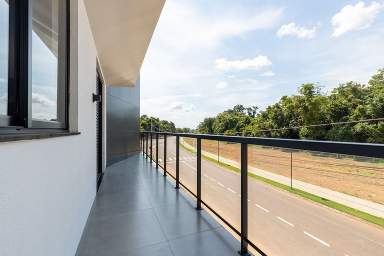 Loft c vista ao Jd Botânico e espaço de trabalho